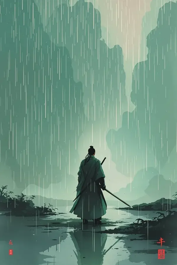江湖夜雨电影海报